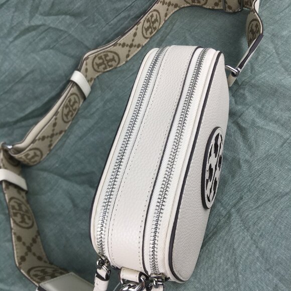 NWT Tory Burch miller Mini Crossbody Ivory White Bag - Picture 8 of 10